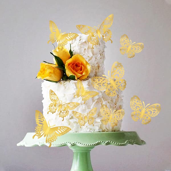 96-pakning sommerfugl cupcake-topper kakefest kake-topper bursdag