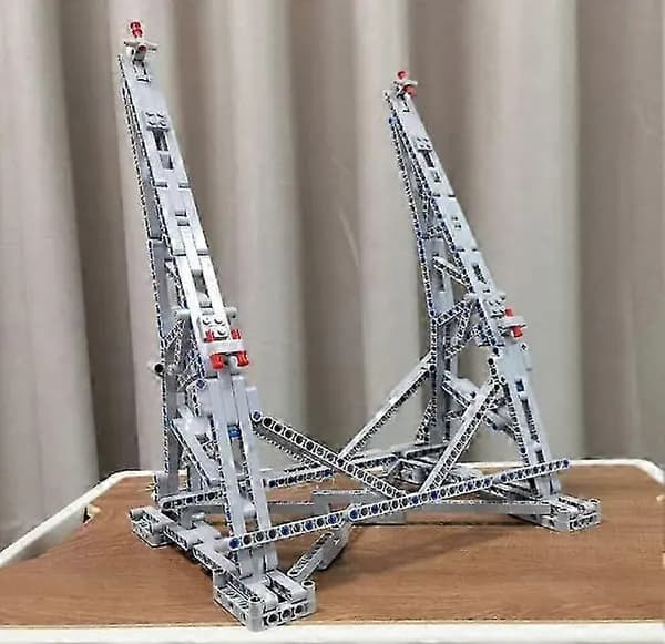 Millennium Falcon Display Stand Byggklossar Kit, Vertikal Holder Sæt til 75192 75257 Model Display