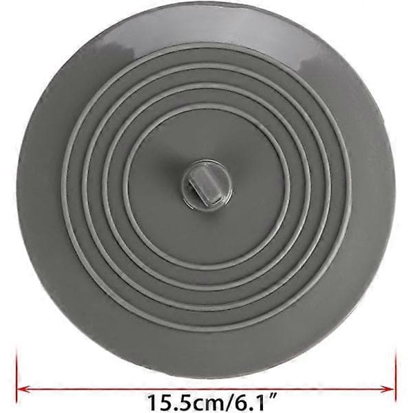2-pack 15 cm Universal Silikongummi - Badkarspropp Avloppsplugg för Kök Badrum Handfat Badkar