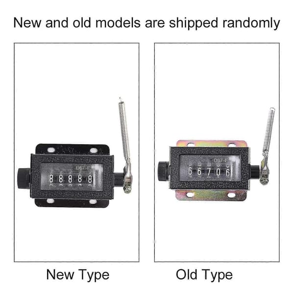 Mini Mechanical Manual Counter, d67-f 5 Digit Mechanical Resettable Manual Counter