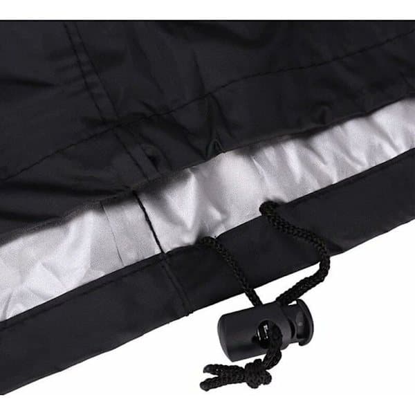 Gas Grill Cover - Waterproof 210D Plancha Protective Cover with Adjustable Strap - 145x61cm