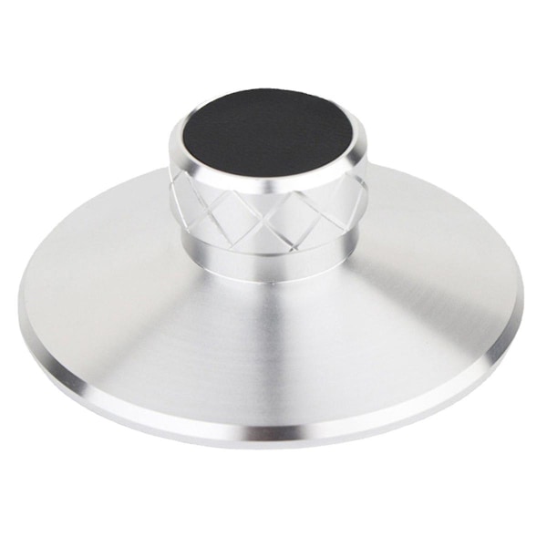 Vinyl Skivspel Vikt Metallskiva Stabilisator Vibrationsdämpare Skivklämma Skivspel LGL Silver