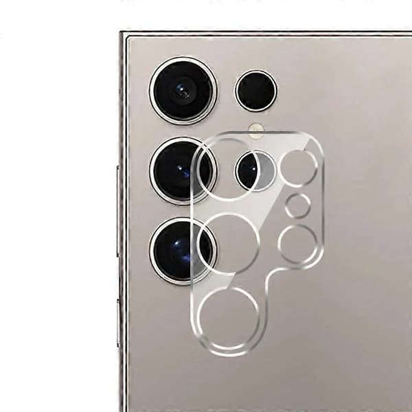 Camera Protector for Samsung Galaxy S23 Ultra, Full Coverage, HD Clear Lens Film with Cleaning Cloth