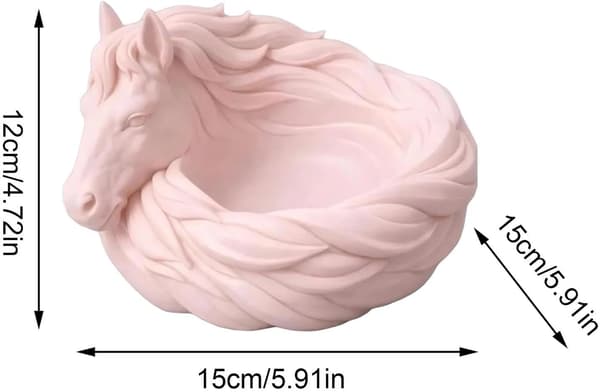 Nøglebakke til Flurtisch Hesteformet opbevaringsbakke pink - Rosa