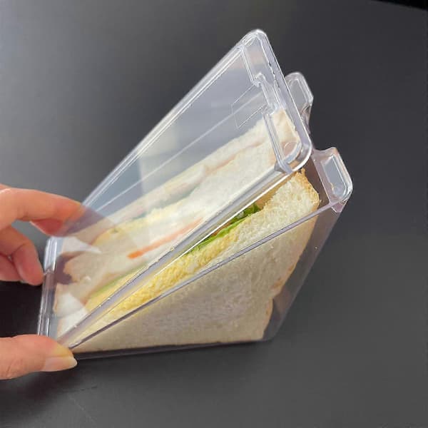 Practical Sandwich Storage Box Efficient Sandwich Packaging Box Reusable Preservation Container for School Bag