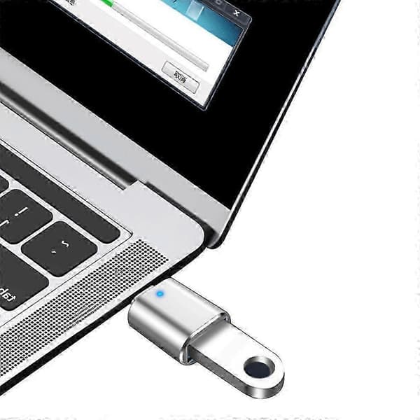 2-pack USB C till USB-adapter USB-C hane till USB 3.0 hona-adapter Guld Gold