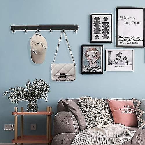 Coat Rack Black Matte Coat Rack Coat Rack Wall Hanger Coat Rack 5 Coat Hangers