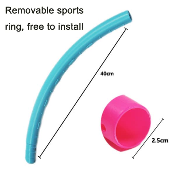 Fun Entertainment, Detachable Design, Exercise Weighted Hula Hoop, Burn Calories in a Fun Way, Suitable for Beginners