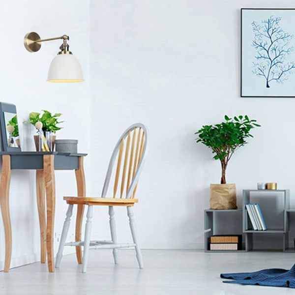 Moderne taklampe halvcirkel mini med hvit metallskjerm