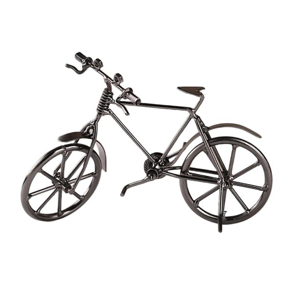 Retro Cykler Model Legetøj Håndværk Miniature Figurer Kontorpynt