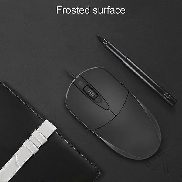 MS121 Mus Unikt Ergonomisk Design ABS USB Kablet Optisk Mus til Computer