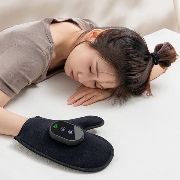 Trådlös Uppvärmd Handmassageapparat med Vibration & Justerbar Temperatur för Ledvård