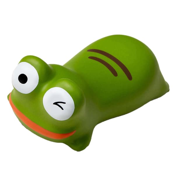 Ergonomic Mouse Wrist Rest, Grey Cat, Cartoon [DB] Frog Frog