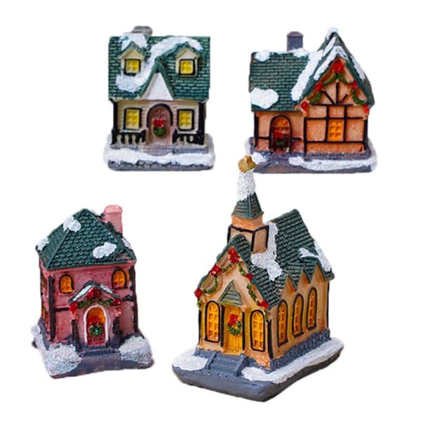 Vinter Julepynt Jul Harpiks Dekorasjon Figur Samleobjekt Figur