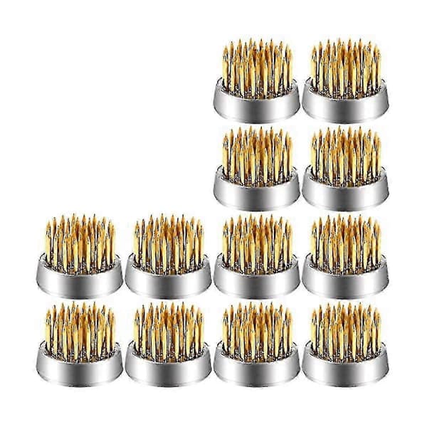 12-pak blomsterfrøholdere, Kenzans runde blomsterarrangør mini blomsterfrønåle, 2,3 cm blomst