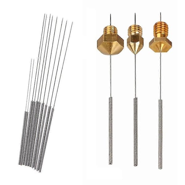 0,2 mm/0,25 mm/0,3 mm/0,35 mm/0,4 mm Nåleværktøjssæt - Rustfrit stål 10 STK