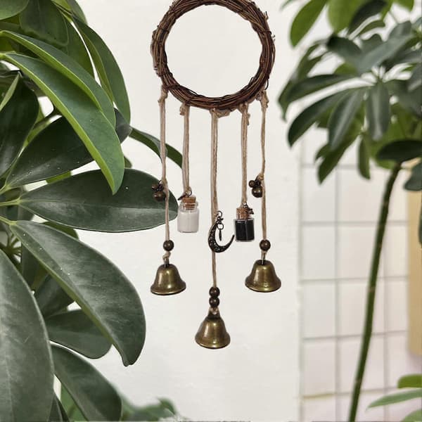 Witch Bells Clear Negative Energies Attract Positive Vibrations Hanging Witch Decorations Room Decorations Witchcraft Wicca Supplies