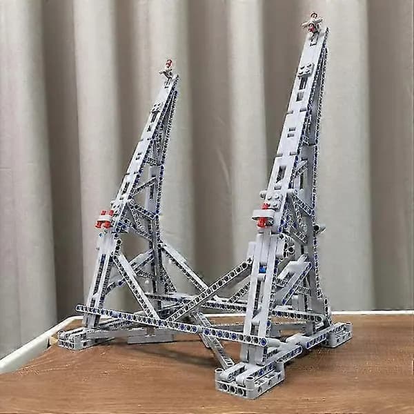 Millennium Falcon Display Stand Byggklossar Kit, Vertikal Holder Sæt til 75192 75257 Model Display