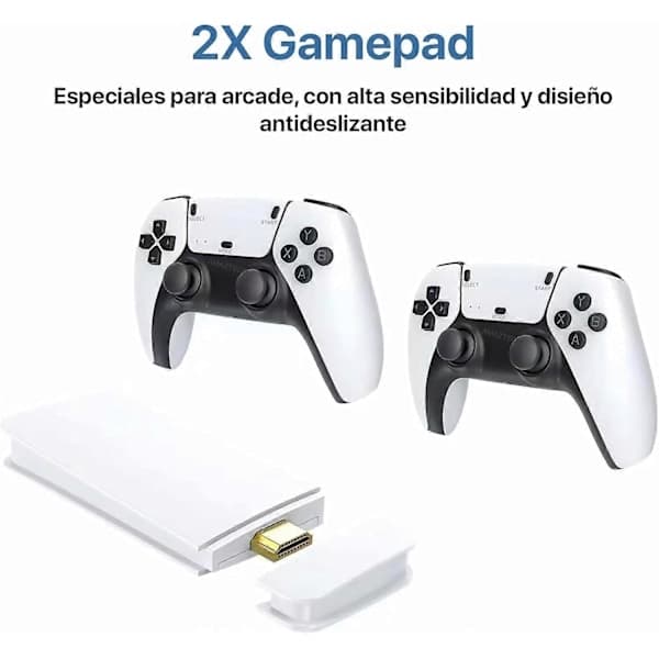 M15 PRO Retro Video Game Console 2 Wireless Controllers 64GB 20000 Games 3D HD TV PS1 Emulators HDMI 4K Arcade Games