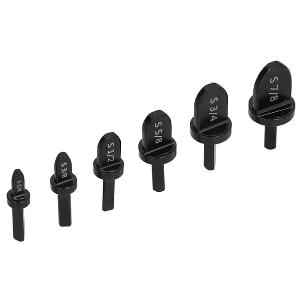 6 stk. Swagging Tool Borr Stål Klimaanleggsrør Flaring Pipe Expander Sett Kit
