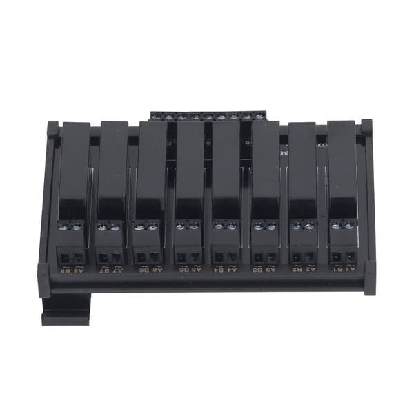 Solid State -relemoduuli DIN-kiskoasennus 8-kanavainen Solid State -rele 3-32VDC tulo 5-8A 24-480VAC kuorma