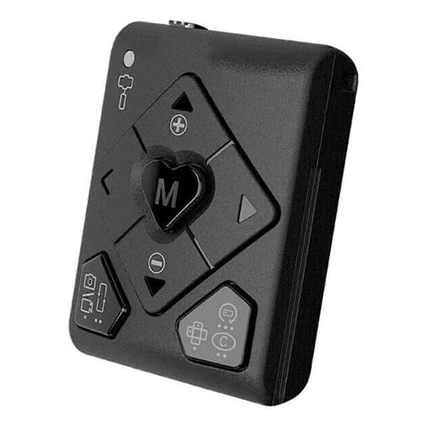 HRT-03 BT Remote Control for ISteady XE/X2/V2/V2s/M5/M6/MT2/Q/Pro 4/Mobile+ Smartphone Gimbal Stabilizer Black