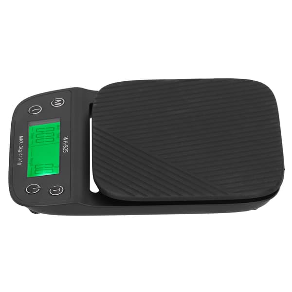 Coffee Kitchen Scale with Timer for Food Baking, 3kg Max Load, LED Display, Electronic Timing