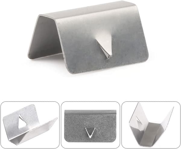 Window Deflector Clips, Wind Deflector Clips, 10 Stainless Steel DXGHC