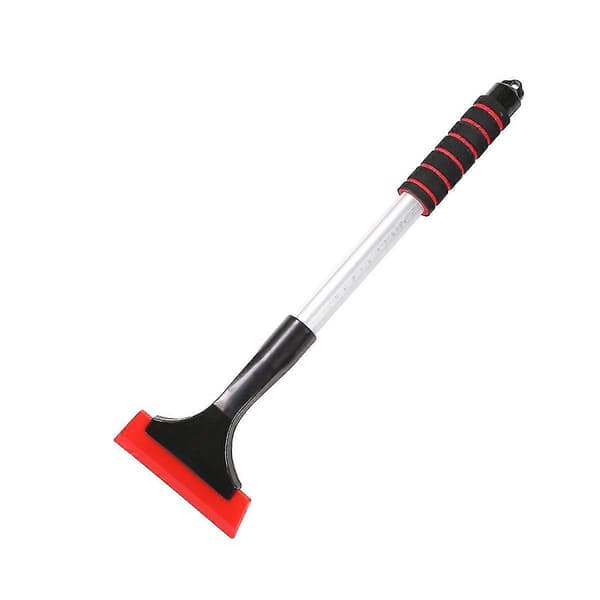 Extendable Ice Scraper Snow Brush Detachable Snow Removal Tool with Foam Handle 360 Swivel Brush