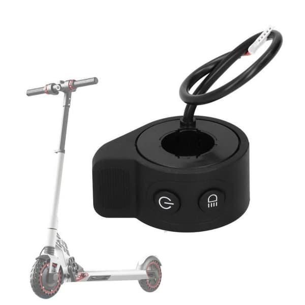 Integrated Electric Scooter Switch, 51005 Port Finger Button Accelerator/Brake for Scooters