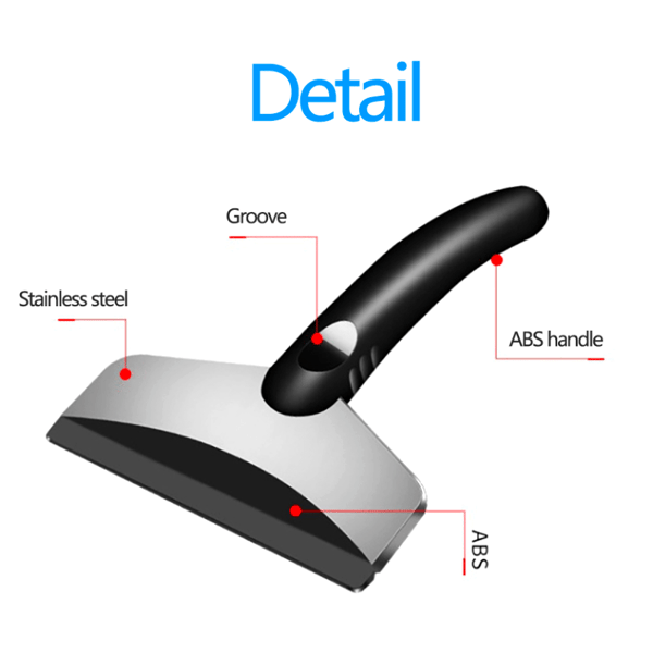 Durable Car Windshield Snow Shovel Snow Removal Scraper Ice Scraper Window Cleaning Tool For All Car Accessories [DB] 1pc 1pc