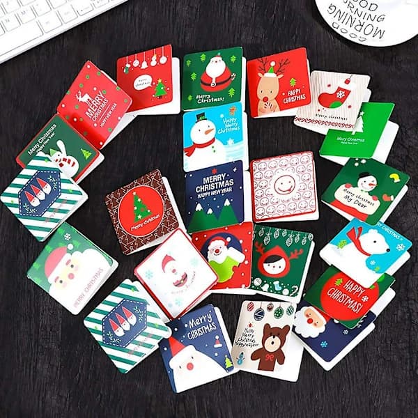 Assorted Christmas Cards - Christmas Greeting Cards - Assorted Christmas 【PL】