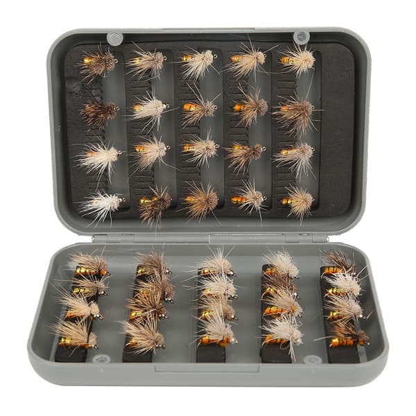 40 pcs Fly Fishing Lure Artificial Baits Fly Baits Insect Baits with Hook Fishing Accessories
