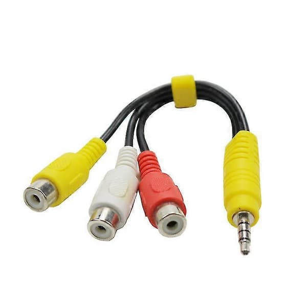 Video AV-komponentadapterkabel erstatning for TCL TV, 3 RCA til 3,5 mm