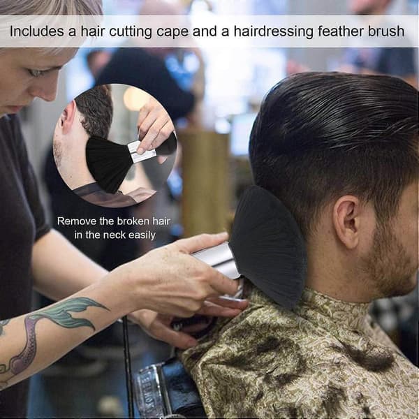 Hårbørste Blød Halsrens, Velegnet Til Professionel Frisørsalon Barber Tilbehør