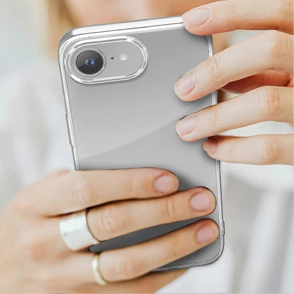 For iPhone 16e TPU Case Shockproof Bumper Anti-yellowing Clear Phone Cover