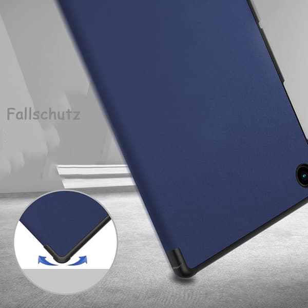 Etui til Samsung Galaxy Tab A8 2021, ultratynt PU-skinn med stativfunksjon
