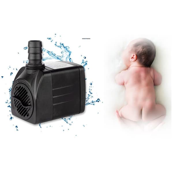 Dränkbar vattenpump akvariumpump 1200L/H 21W (svart)