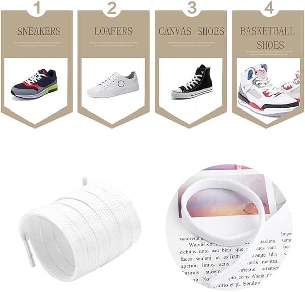 Flats, SneakerLaces for menn kvinner voksne barn