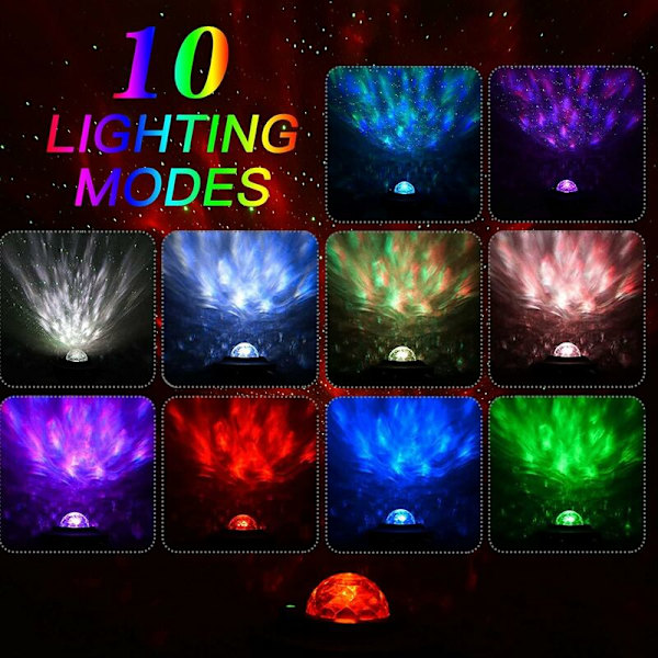 LED Star Projector Lamp - Starry Sky Projector 21 Modes and Remote Control