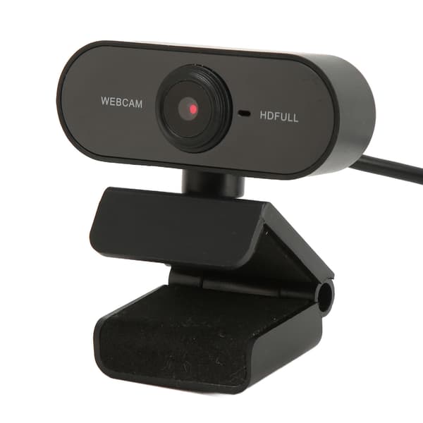 Webcam Multifunktionel 1080P HD USB-computerwebcam med mikrofon til videoopkald, konferencer, streaming