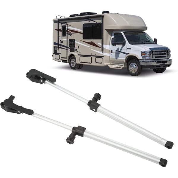 Campingvognvindusdemper, aluminiumslegering 310-435mm 1 par bobilvindusstøttestenger for campingvognhenger