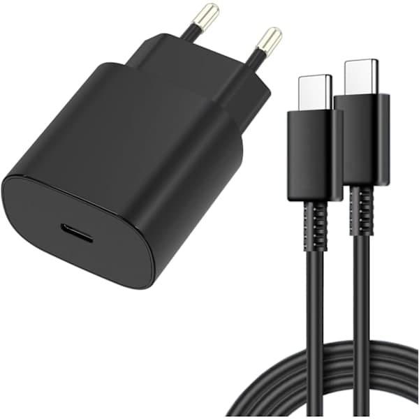 iPhone Hurtigoplader USB-C 20W Strømadapter med 1m Kabel (NT) 1-Pak iPhone 1-Pak-XF17- 1-Pak iPhone 1-Pack iPhone