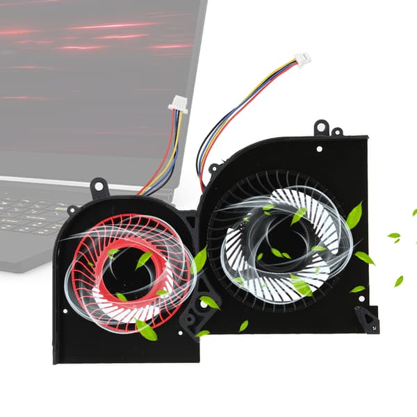 GPU Dobbeltsidet Køleventilator Computertilbehør Passer til GS65 GS65VR MS-16Q2 DC5V