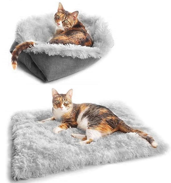 Cat Pillow - Cat Basket - Self-heating Cat Blanket - Self-heating Cat Blanket - 2-in-1
