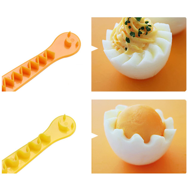 Flower Shape Egg Slicer - Boiled Egg Tool - Kitchen Utensils - Used for Slicing Hard-Boiled Eggs