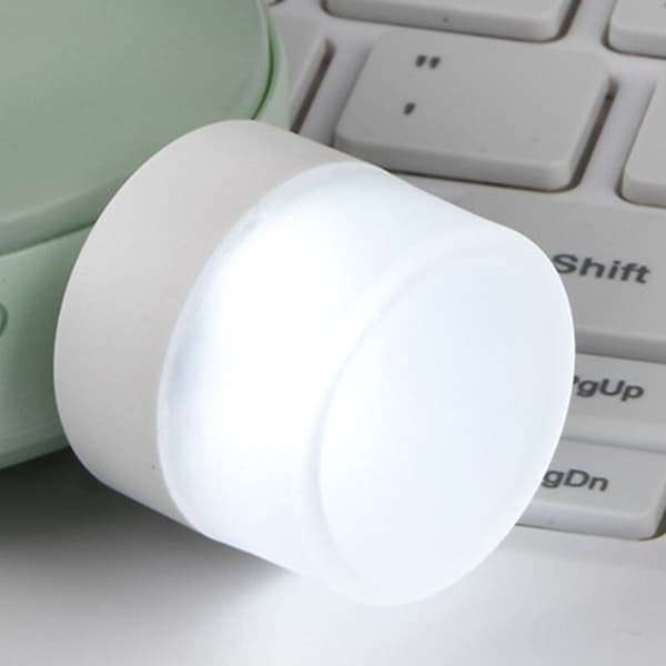 8 st nattlampa USB Mini LED-lampa, kompakt, för sovrum, badrum, barnrum, hall, kök (vitt ljus)