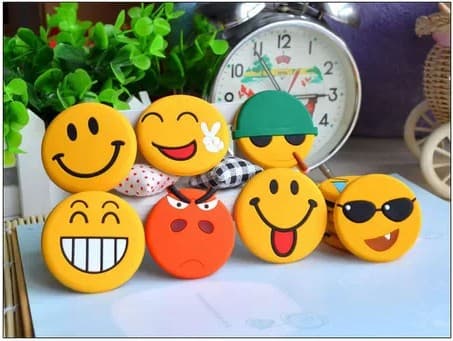 Emoji Magnet Kylskåpsmagnet Dekorativ Whiteboard Klassrumsskåp-FX- H H