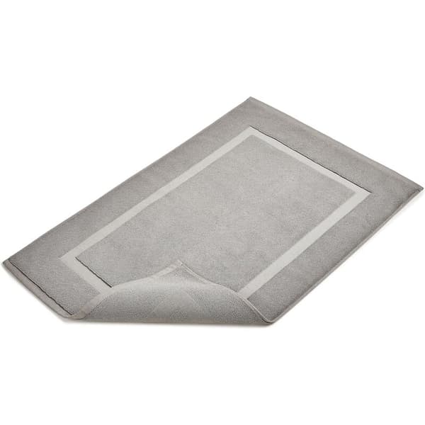 Grey Braided Bath Mat