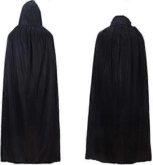 Vampire Cape with Stand-up Collar, Reversible for Halloween Costume, Theme Party, Cosplay